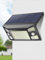 intelamp Solar Security Flood Lights Outdoor Motion Sensor with Remote Control,Waterproof Outdoor Light, 6000mAh Battery Solar Panel 3M Cable 2 Sensors Lights for Garden Pathway