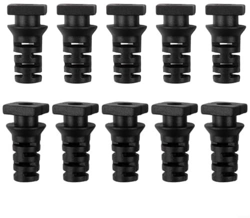 10Pcs Cable Sleeve, Cable Gland Connectors Rubber Strain Relief Cord Power Tools Cable Sleeves for Electric Tools Electric Drill Cable Protections(3.5mm-black)