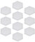 RGB LED Hex Lichter Kreative Geometrie Montage LED Sechseck Lichter Smart Home Decor für Gaming Zimmer Schlafzimmer Wohnzimmer (EU-Stecker)