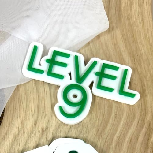 White and Green Personalised Cake Topper, Perfect for Xbox themed cakes