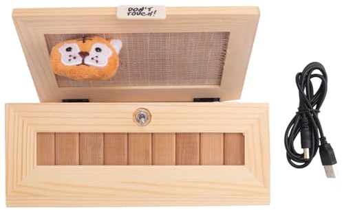 Roxvue A3 Don'T Touch Useless Box mit Attitude Leave Me Alone Überraschungen, Maschinen-Gags und Praktischer Witz, Dekorativ und Endloser Spaß, Langlebig