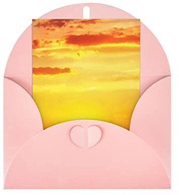 PEPA Urlaub Yoga Meditationskarten Blanko Karten und Umschläge Umschlag Set für Erwachsene und Kinder Weihnachtskarten