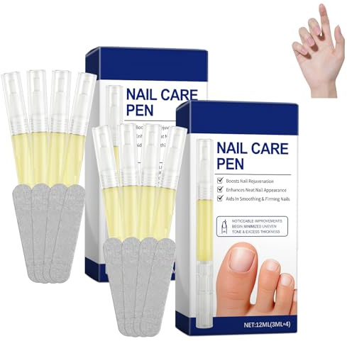 Nagelpflegestift Nagelhautölstift Nicht klebende moisturizing Nail care pens Fingernägel Zehennägel Tragbare Cuticle oil pens Nagelwachstum Stärke Trockene beschädigte Nägel Repair pen (2pcs)