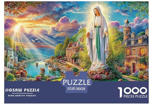 Miraculous Vision Premium Puzzle Für Erwachsene 1000 Teile - (Fortgeschrittene Stufe) Meerkleuriges Bildungsspiel-Puzzle: Für Erwachsene Und Jugendliche Ab 14 Jahren 38x26cm/1000pcs