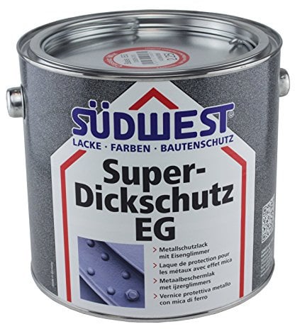 Südwest Super-Dickschutz EG Eisenglimmer 2,5 Liter DB 701 Hellgrau