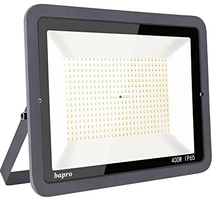 Proiettore LED 400 W, Illuminazione Esterna IP65, Faretto Esterno Bianco Freddo (6000 K), Luci di Inondazione per Illuminazione Pubblica, Garage, Giardino
