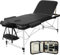 Yaheetech Massageliege Mobile 3 Zonen Massagetisch Massagebank Massagebett Kosmetikliege klappbar höhenverstellbare Aluminiumfüße bis 250kg belastbar 70cm Breite