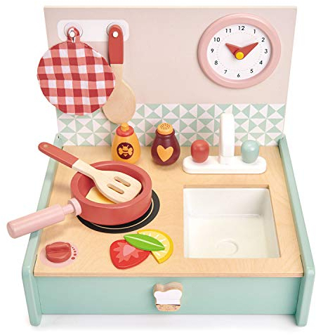 Tender Leaf Toys Cocina Infantil en Formato maletín, 7508201