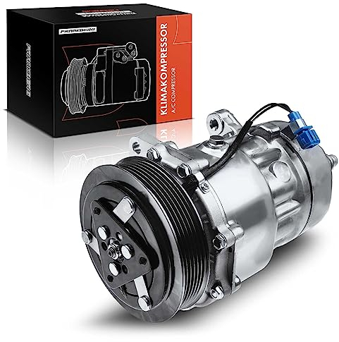 Frankberg Compresor de aire acondicionado con embrague Compatible con California T4 Camper 70J 7DJ 7DK Transporter IV LT 28-35 II LT 28-46 II Replace# 7D0820805Kincl. aceite premezclado