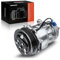 Frankberg Compresor de aire acondicionado con embrague Compatible con California T4 Camper 70J 7DJ 7DK Transporter IV LT 28-35 II LT 28-46 II Replace# 7D0820805Kincl. aceite premezclado