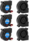 Alinan 6pcs 4020 24V Brushless Cooling Blower Fan 40 * 40 * 20MM Cable Length 30CM Dual Ball Bearing 2PIN Terninal
