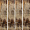 murando PREMIUM PURO Tapete Realistische Tapete ohne Rapport und Versatz 10m Vlies Tapetenrolle Wandtapete modern design Fototapete Holz Braun Modern f-C-0245-j-a
