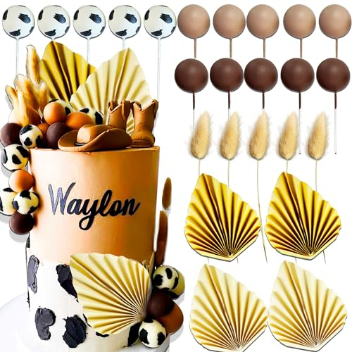 JeVenis Cowboy Kuchen Dekoration Kuh Kuchen Topper Baby Dusche Kuchen Dekoration Oh Baby Kuchen Topper Gender Reveal Kuchen Toppers Cowboy Kuchendekoration