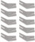 Udavivi 10-teiliges Hump-Jumper-Nähfuß-Set, Höhenausgleich, Kunststoffmaterial, Kleine Nähmaschinen-Nähfüße, Perfekt Für Den Haushalt