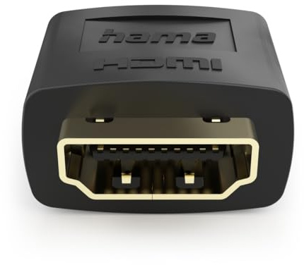 Hama HDMI Kupplung, Buchse auf Buchse (8K HDMI Verbinder, zum Verbinden von 2 HDMI Kabeln, mit Dynamic HDR, EARC, HEC HDM Ethernet Channel, HDMI-Adapter)