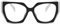 AOOLIA Katzenauge Lesebrille für Damen, Modisch Brillengestelle Damen Blaulichtfilter Brille lesebrillen TR 90 UV Schutzbrille (Schwarz, 1.75, Dioptrien)