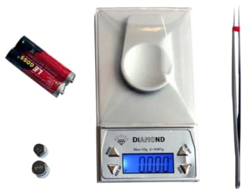 OUNONA Pocket Scale Weight Measure Scale Jewelry Powder Scale High Precision Scale Carat Scale Diamond