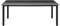 Kangmusi Garten-Esstisch Glas Aluminium 190 x 90 x 74 cm Schwarz, kangmusi42789