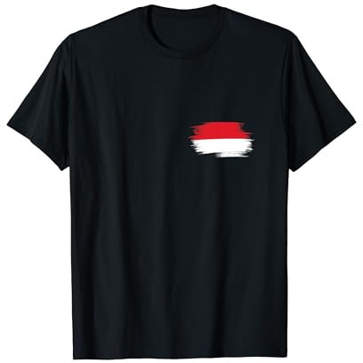 Indonesia Bali Flag Indonesian Vacation Jakarta Souvenirs T-Shirt