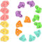 TOPNEW 18 Stück Klettergriffe Kinder Outdoor Klettersteine Kinder Outdoor Kletterwand Outdoor Kinder Kletterwand Griffe Kommt mit Befestigungsmaterial Kletterset und Kletterwand Kinderzimmer