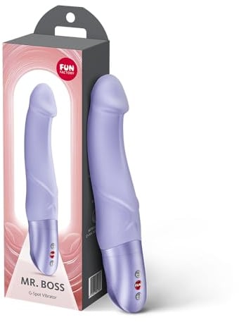 Fun Factory Mr. Boss 21 cm | Sexspielzeug für Frauen | Vibrator | Sex Toys | G-Punkt-Vibrator mit realistischer Form | 12 Vibrationsprogramme | wasserdicht IPX7 | batteriebetrieben | Erotik
