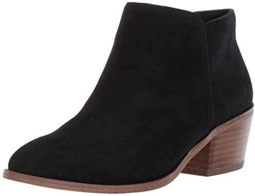 Amazon Essentials Stivaletti Donna, Nero Micro Scamosciato, 37 EU