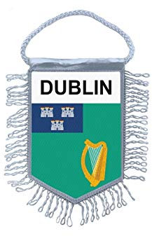 Akachafactory Wimpel mini Flagge Fahne flaggen miniflagge Irland Dublin