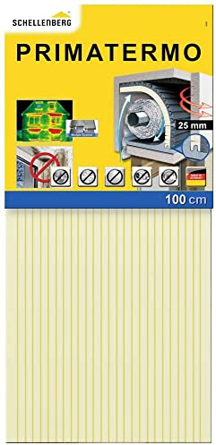 Schellenberg 66283 Isolant acoustique et thermique pour grande coffre volet roulant, Isolation en 2 parties, 100 x 50 x 2,5 cm, Anthracite