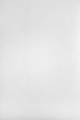 Netuno 50x Weiß Bastelpapier gerippt mit Wasserzeichen DIN A4 29,7 x 21 cm 120g Aster Laid White Briefpapier Effektpapier mit feiner Rippung Ausstattungspapier Designpapier Urkundenpapier Motivpapier