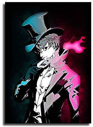 Persona 5 P5 RPG Rollenspiele Poster Leinwand Druck Home Decor Gemälde Wandkunst Bilder Geschenke Schlafzimmer Dekor Poster D10