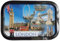 London Photo Collage Large Serving Tray - Blue Sky/Big Ben/Tower Bridge/Westminster Abbey/Red Double-Decker Bus/Royal Guard/Buckingham Palace/Union Jack/British Souvenir England UK