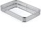 BSTKEY 30 x 20 cm Schminkspiegel-Ablagetablett für Schmuck, Kosmetik, Make-up, Kommode, Badezimmer, Schlafzimmer, Arbeitsplatte, Organizer (Silber)