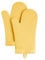 KitchenAid Ribbed Soft Silicone Oven Mitt Set, Orange Sorbet 2 Count