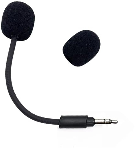 BUTIAO G433 Mic, Detachable OFC Replacement Game Microphone Boom Foam for Logitech G433 G233 GPro G 433 233 Pro Gaming Headsets Game Headphones, for PS4 Xbox One Nintendo Switch Computer PC
