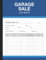 Garage Sale Log Book: Record Sheets for Reselling Personal Items and Estate Auctions - (100 Pages) - 8.5 x 11 Inches