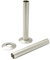 Excel Home Radiator Pipe Covers- 15mm x 180mm Radiator Pipe Collars & Shroud Kits in Matching Finishes - Fancy Matching with Valves and Radiators - Pair of Pipes (Satin Nickle)