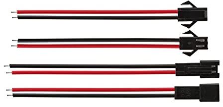 ZSBLXHHJD Drahtverbinder 2/5/10 Paare 10 cm JST SM 2-polige Steckdose Stecker auf Busverbinder JST SM 2-poliges Kabel für RGB RGBW LED-Streifenadapter (Farbe: 10 cm 10 Paare, Größe: 2P)