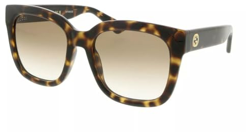 GUCCI Womens GG1338S Sunglasses, Havana-Havana-Brown, 54