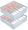hinrey 2 Stück Aufbewahrungsboxen für Socken und Unterwäsche, 24 Zellen Schublade Organizer