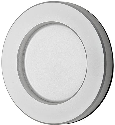SOTECH Maniglia per porte scorrevoli TAYO argento Ø 70 x 8 mm autoadesiva (3M VHB) maniglia per porte in vetro in alluminio