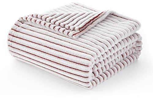 EMME Kuscheldecke Flauschig Decke, Fleece-Überwurfdecke, weich, Plüsch, warme und gemütliche Decke, doppellagig, 3D-Touch-Erlebnis, perfekt für Bett, Couch und Sofa, Stuhl (228.6 x 228.6 cm)