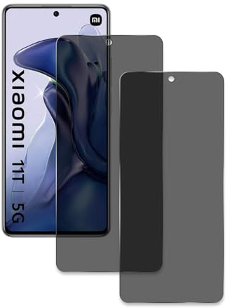 AKLPP [2 Piezas] Protector Pantalla Privacidad para Xiaomi 11T/11T Pro, Dureza 9H Privacidad Cristal Templado Anti Espía, Anti-Arañazo