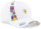 Scuderia Ferrari F1 – Offizielle Puma Special Edition Brasilien Sao Paulo Grand Prix – Snapback Baseballkappe – Weiß