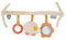 Nattou Spielzeug zum Aufhängen aus Velours, Igel Zoë, Mit Rassel und weiteren Aktivitäten, Ca. 32 cm, Mila, Zoë und Lana, Beige