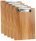 (Lot de 5) Porte-Blocs A5,Porte-Bloc en Bois avec Pince,Planchettes à Pince Avec Clip et Trou de Suspension