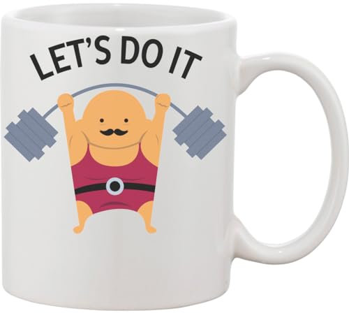 Little Man Says - Let's Do It! Ceramic Mug White