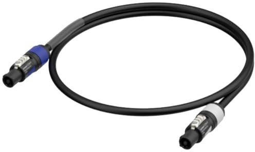 Neutrik 1036404 Strom Anschlusskabel Schwarz 1 m