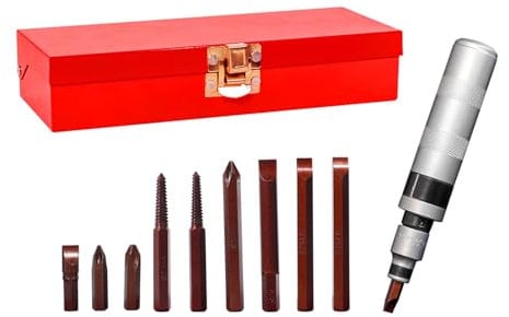 Professionelle Schraubenausdreher-Sets für hartnäckige Schrauben und Bolzen, industrielle Schlagschrauber mit Federmechanismus