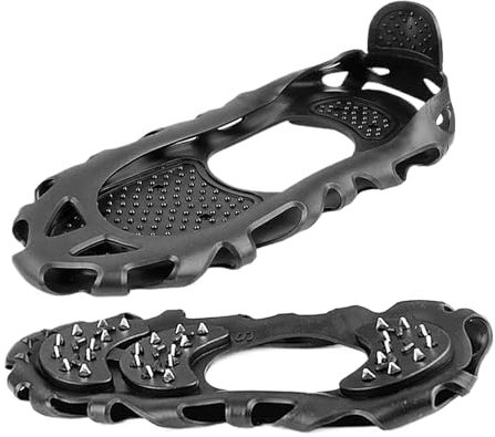 IOIUSKKU Tachuelas para Zapatos con Buen Agarre y Elasticidad para palear Nieve, TPE, Accesorios Antideslizantes para Zapatos, Cadenas Antideslizantes para Correr, SG