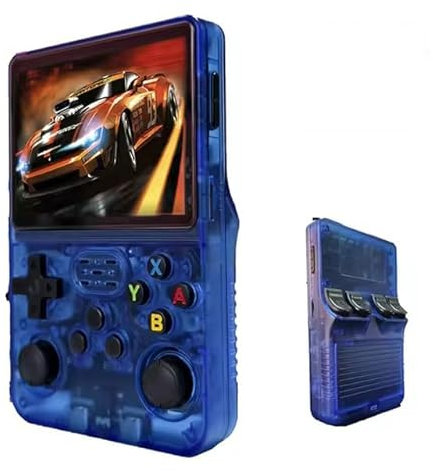 Console di gioco portatile R36S Scheda TF 128G 20000+Giochi - Schermo 3.5 IPS Sistema Linux Open Source Console di gioco retrò portatile Supporta emulatori multipli